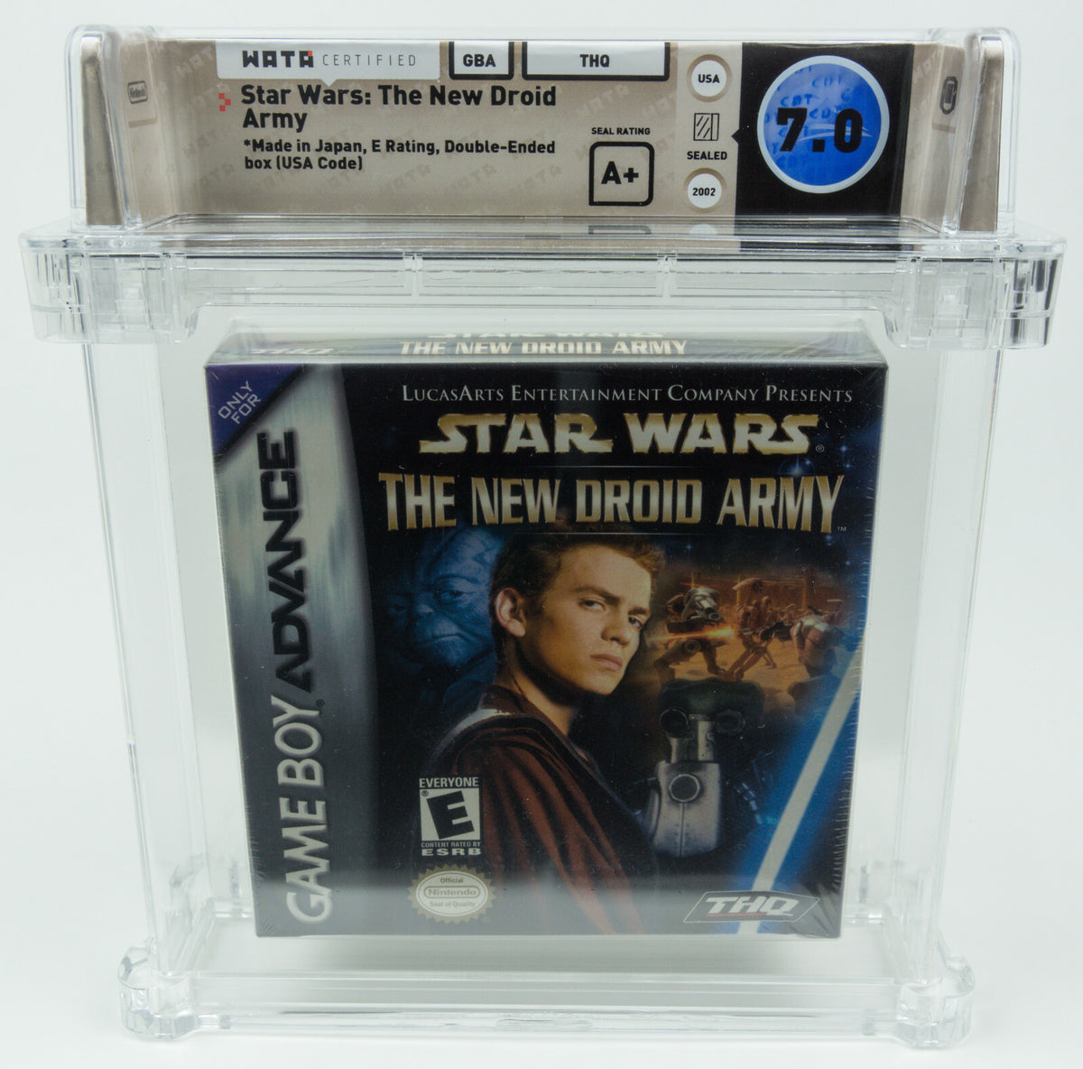 Game Boy Advance *Star Wars: The New Droid Army* Sealed WATA 7.0 A+ no VGA