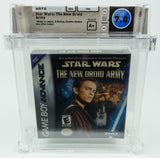 Game Boy Advance *Star Wars: The New Droid Army* Sealed WATA 7.0 A+ no VGA