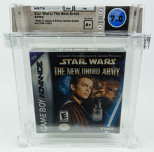 Game Boy Advance *Star Wars: The New Droid Army* Sealed WATA 7.0 A+ no VGA