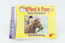Game Boy Advance *Pferd & Pony: Mein Pferdehof* GBA OVP Anleitung NOE