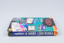 Sega Genesis *Menacer 6-Game Cartridge* OVP ohne Anleitung NTSC-U/C