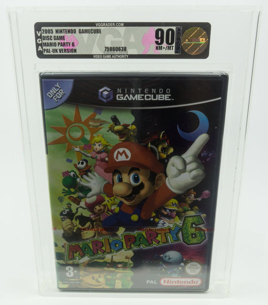Nintendo Gamecube *Mario Party 6* New / Neu / VGA 90 Near Mint+ / Mint Archival