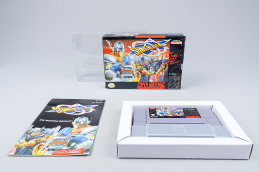 Super Nintendo *Sonic Blast Man* SNES OVP CIB NTSC-U/C SK-USA