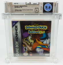 Game Boy Advance *Disney's Donald Duck Adv@nce!*#* GBA Sealed WATA 9.4 A no VGA