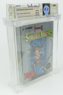 Nintendo NES *Castlevania II Simon's Quest* Sealed WATA 9.2 A+ no VGA Deep Badge