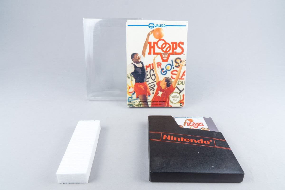 Nintendo NES *Hoops* OVP PAL B 2B-ESP +