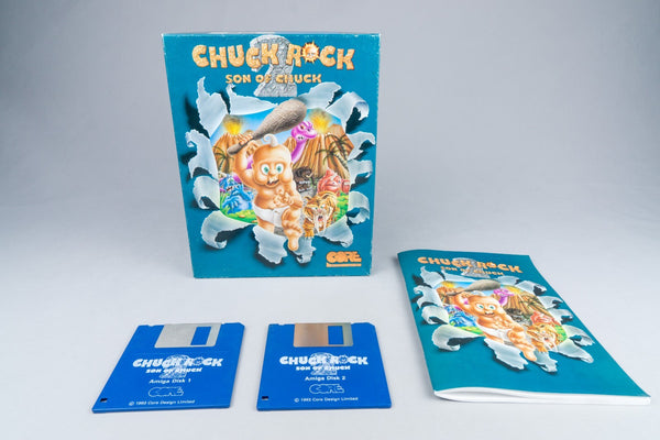 Commodore Amiga *Chuck Rock II: Son of Chuck* in OVP mit Anleitung Big Box