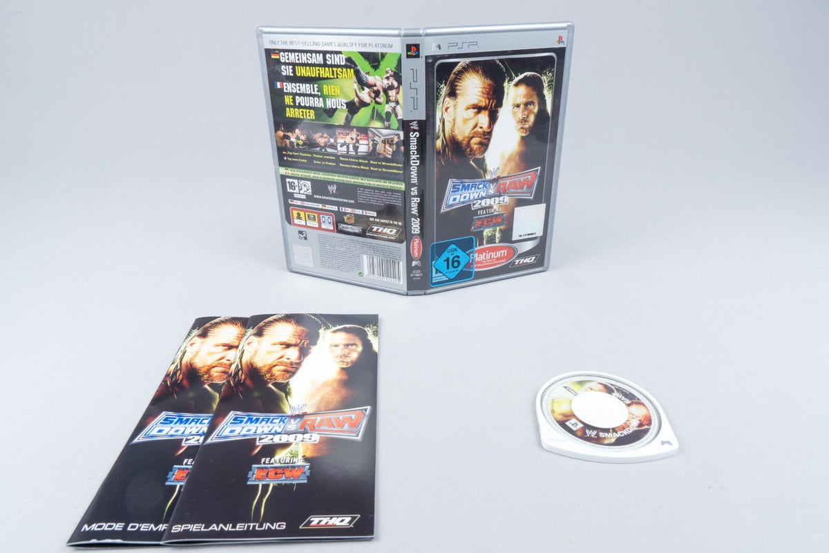 Sony PSP *WWE SmackDown vs. Raw 2009* OVP mit Anleitung Platinum