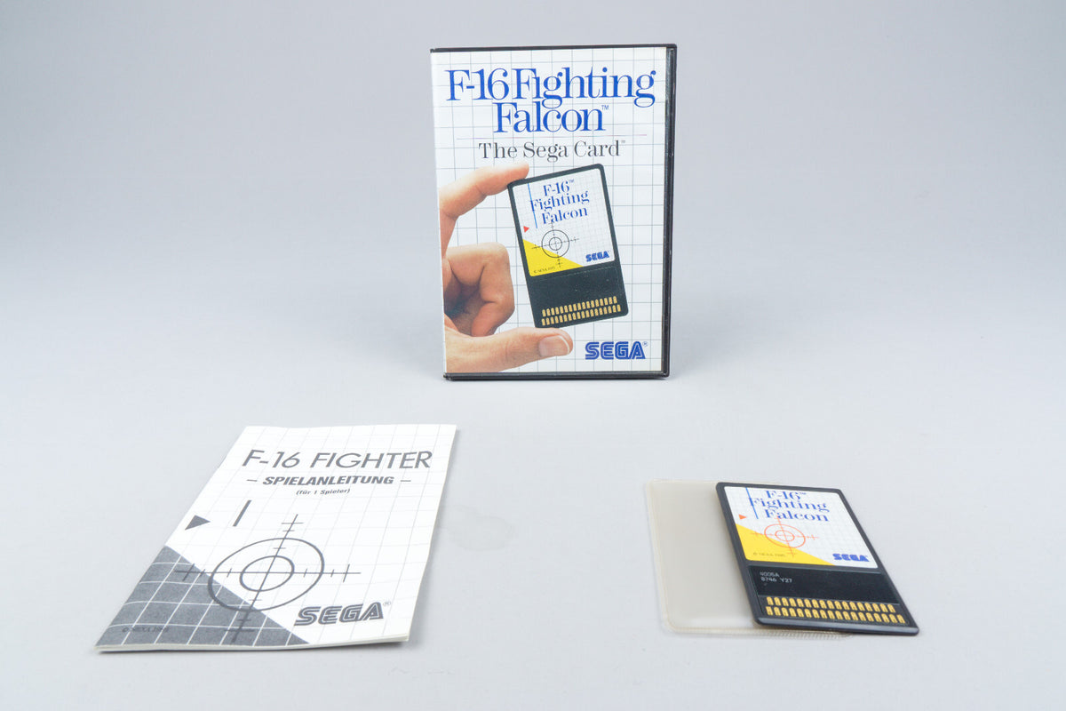 Sega Master System *F-16 Fighting Falcon* OVP mit Anleitung The Sega Card #2