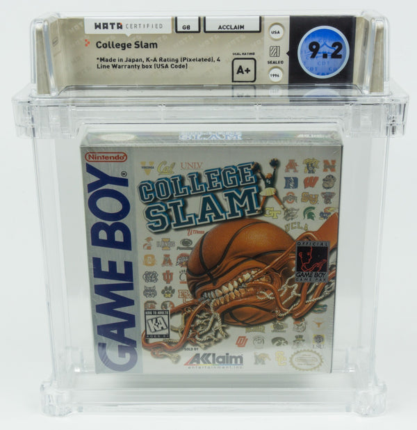 Nintendo Game Boy College Slam Sealed WATA 9.2 A+ no VGA POP 1!!