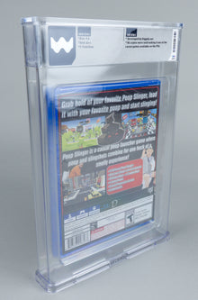 Poop Slinger PlayStation 4 PS4 Sealed Neu WATA 9.6 A++ Limited Rare Games