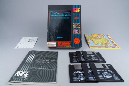 Ultima VII: Die schwarze Pforte IBM PC OVP CIB Karte Soft Price