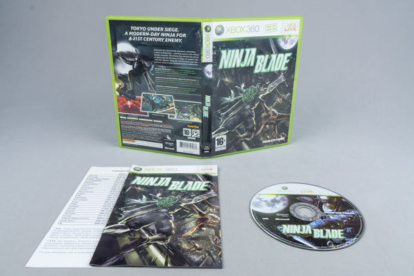 Ninja Blade Microsoft Xbox 360 OVP CIB From Software PAL