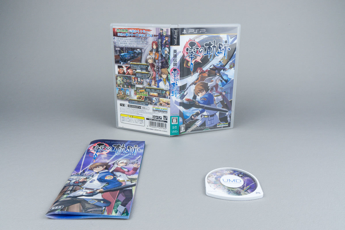 The Legend of Heroes: Zero no Kiseki Sony PSP OVP CIB Japan
