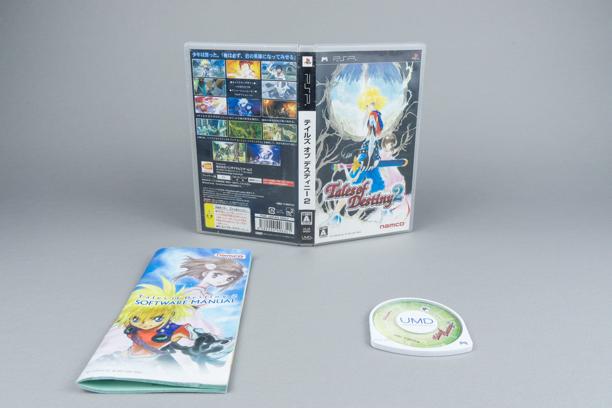 Tales of Destiny 2 Sony PSP OVP CIB Japan