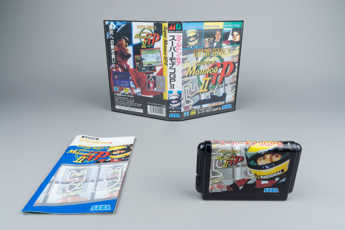 Super Monaco GP II Sega Mega Drive OVP CIB NTSC-J