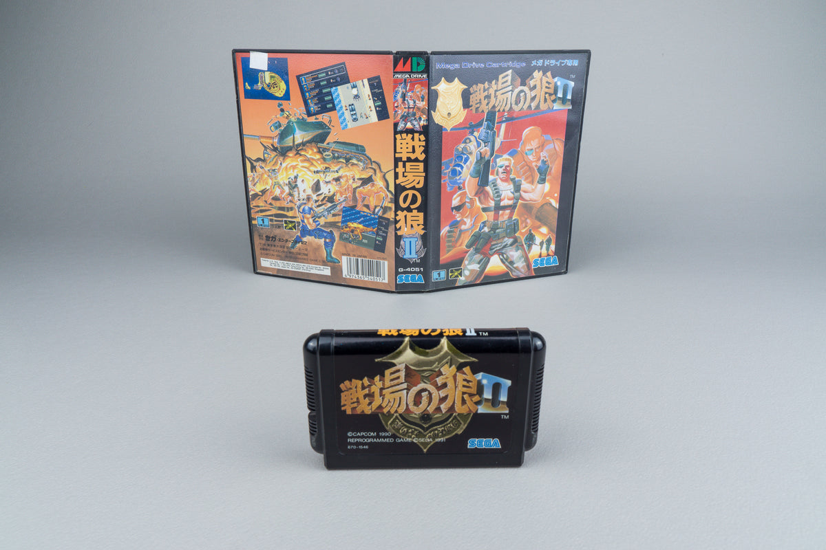 Senjou no Ookami II Sega Mega Drive OVP NTSC-J Mercs