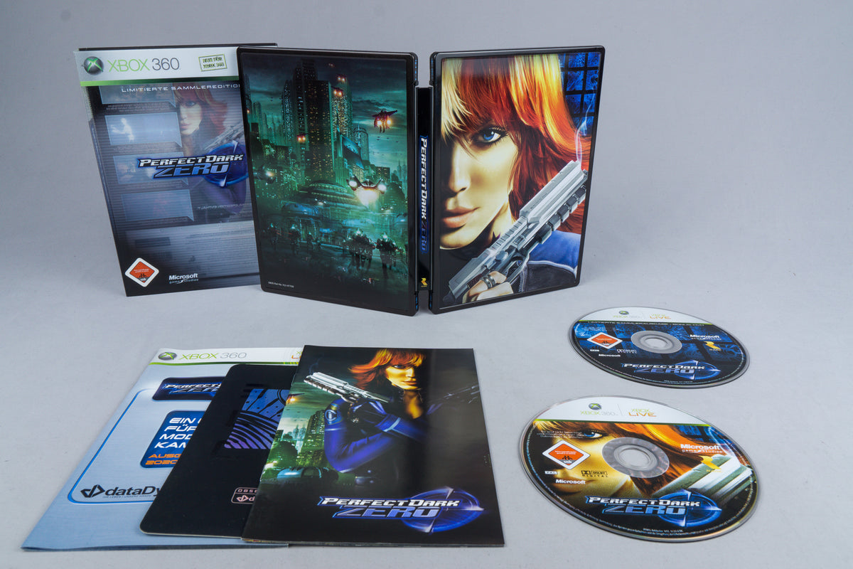 Perfect Dark Zero - Limited Edition SteelBook Microsoft Xbox 360 OVP CIB USK 18