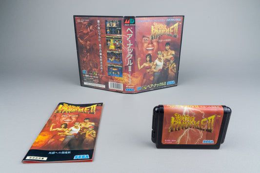 Bare Knuckle II Sega Mega Drive OVP CIB NTSC-J