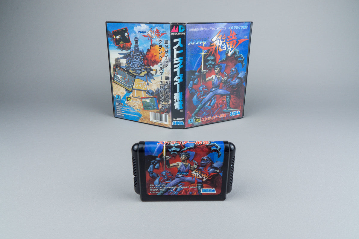 Strider Hiryu Sega Mega Drive OVP NTSC-J