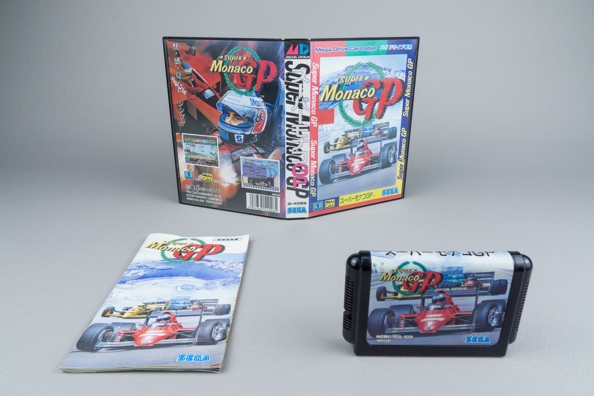 Super Monaco GP Sega Mega Drive OVP CIB NTSC-J #2