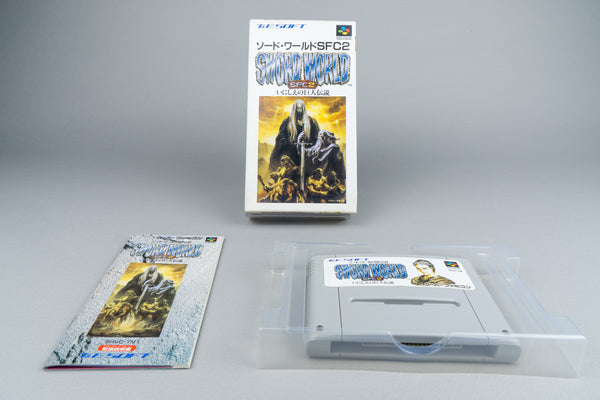 Sword World SFC 2: Inishie no Kyojin Densetsu Super Famicom OVP CIB NTSC-J