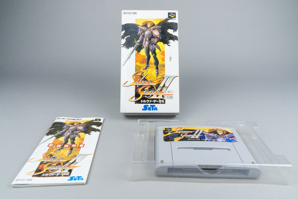 Silva Saga II: The Legend of Light and Darkness Super Famicom OVP CIB NTSC-J