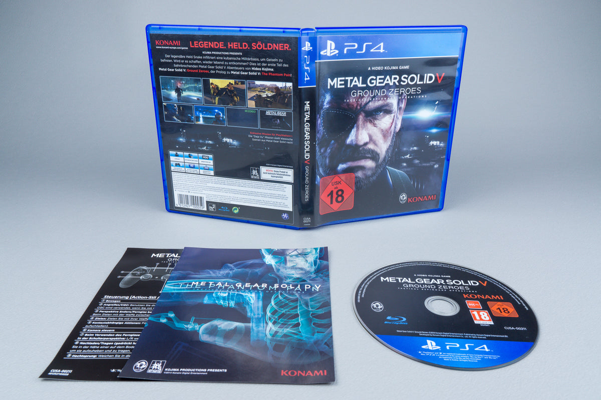 Metal Gear Solid V: Ground Zeroes PlayStation 4 PS4 OVP CIB