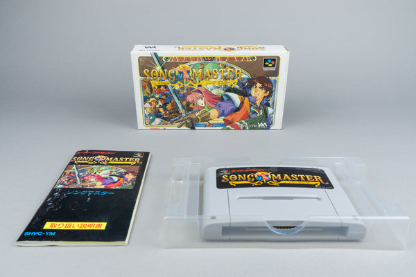 Song Master Super Famicom OVP CIB NTSC-J