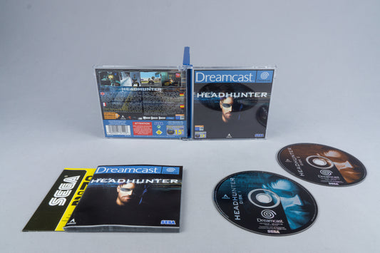 Headhunter Sega Dreamcast OVP CIB PAL
