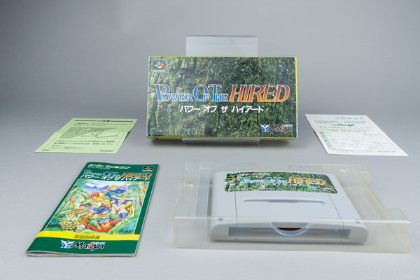 Power of the Hired Super Famicom SFC OVP CIB Reg Card NTSC-J