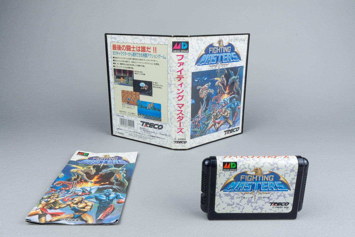 Fighting Masters Sega Mega Drive OVP CIB NTSC-J