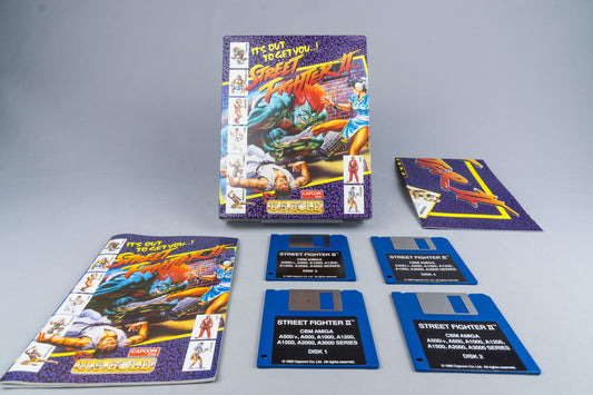 Street Fighter II Amiga OVP CIB Poster
