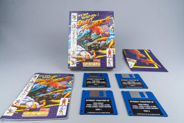 Street Fighter II Amiga OVP CIB Poster