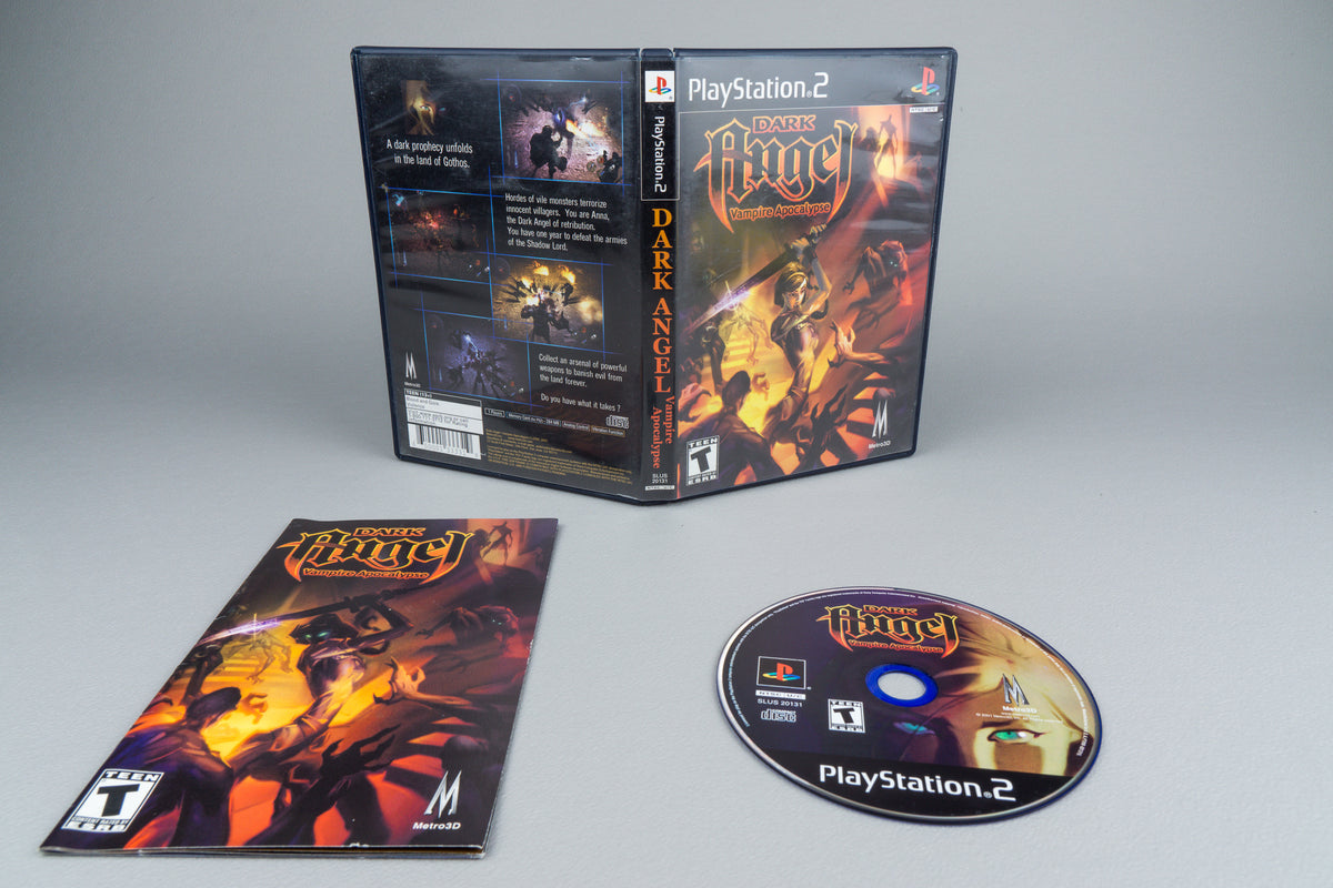 Dark Angel: Vampire Apocalypse PlayStation 2 PS2 OVP CIB NTSC-U/C
