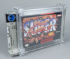 Super Street Fighter 2 Super Nintendo SNES Sealed Neu WATA 9.8 A+