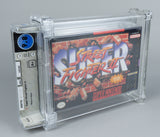 Super Street Fighter 2 Super Nintendo SNES Sealed Neu WATA 9.8 A+