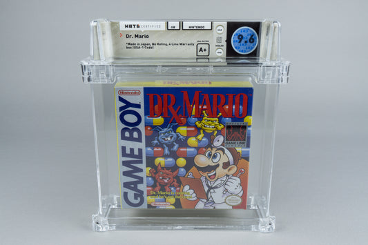 Dr. Mario Nintendo Game Boy Sealed Neu WATA 9.6 A+