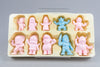 Vintage Famicom Keshi Gomu 10 Figure Set Nintendo Super Mario Makaimura Japan