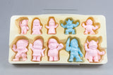 Vintage Famicom Keshi Gomu 10 Figure Set Nintendo Super Mario Makaimura Japan