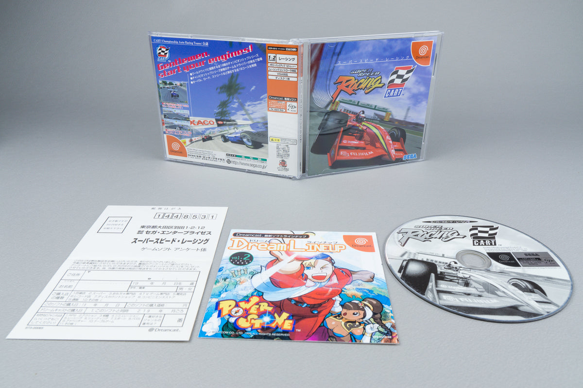 Super Speed Racing Sega Dreamcast OVP CIB Reg Card NTSC-J #1