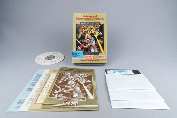 Pool of Radiance IBM PC OVP CIB 5 1/4" Disk