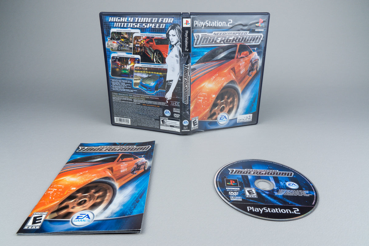 Need for Speed: Underground PlayStation 2 PS2 OVP CIB NTSC-U/C