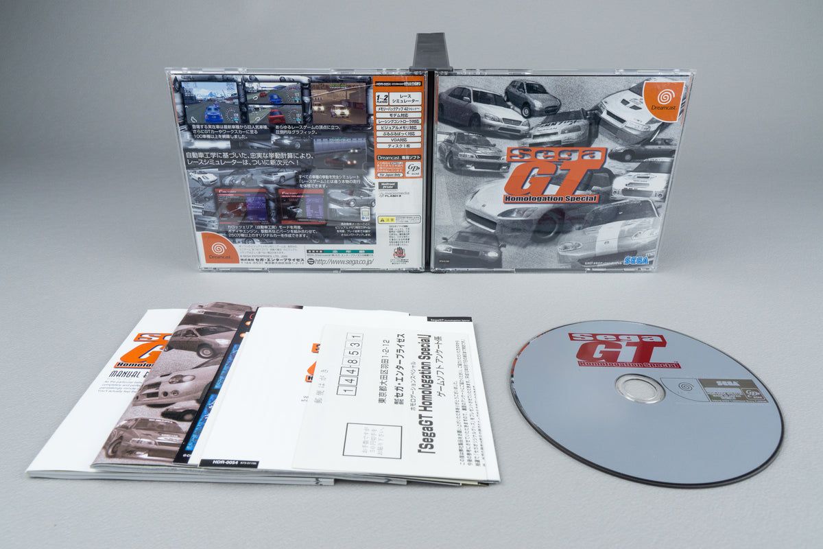 Sega GT Homologation Special Sega Dreamcast OVP CIB Reg NTSC-J