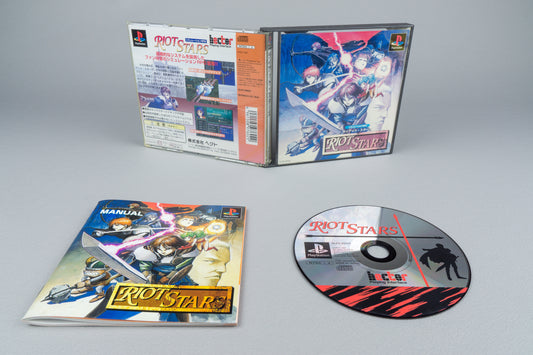 Riot Stars PlayStation 1 PS1 OVP CIB NTSC-J