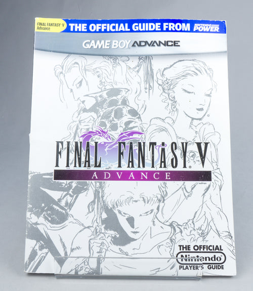 Final Fantasy V Advance Game Boy Advance GBA Official Guide from Nintendo Power