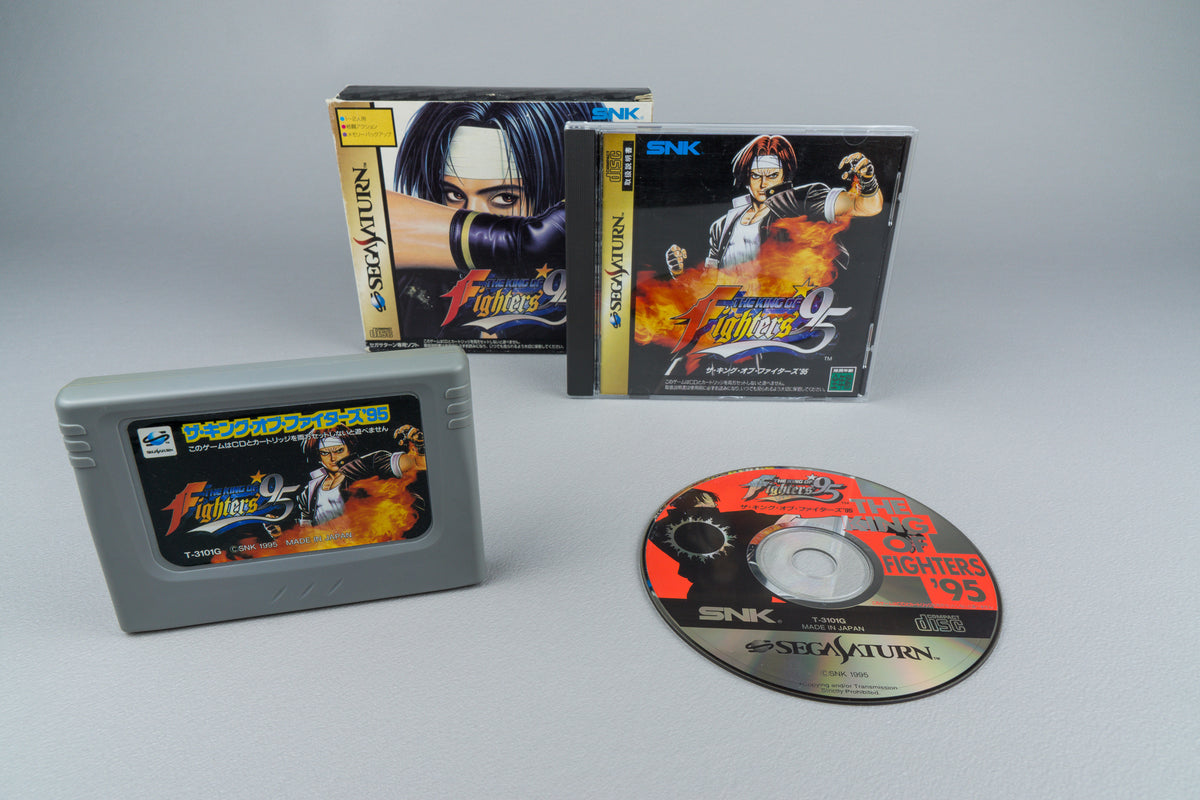 The King of Fighters '95 + RAM Cart Sega Saturn OVP CIB NTSC-J