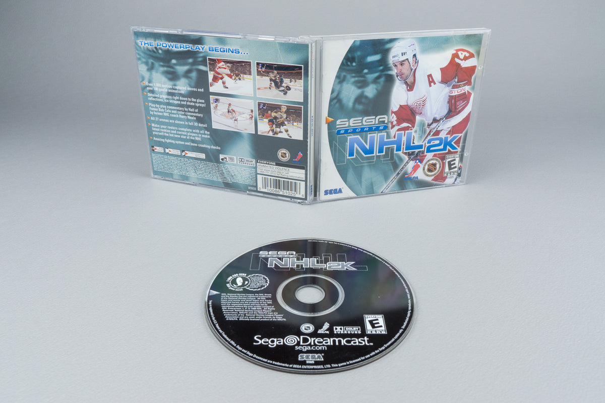 NHL 2K Sega Dreamcast OVP CIB NTSC-U/C