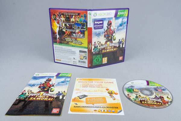 Power Rangers Super Samurai Microsoft Xbox 360 OVP CIB PAL