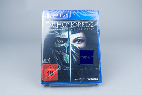 Dishonored 2: Das Vermächtnis der Maske PlayStation 4 PS4 Neu Sealed USK 18